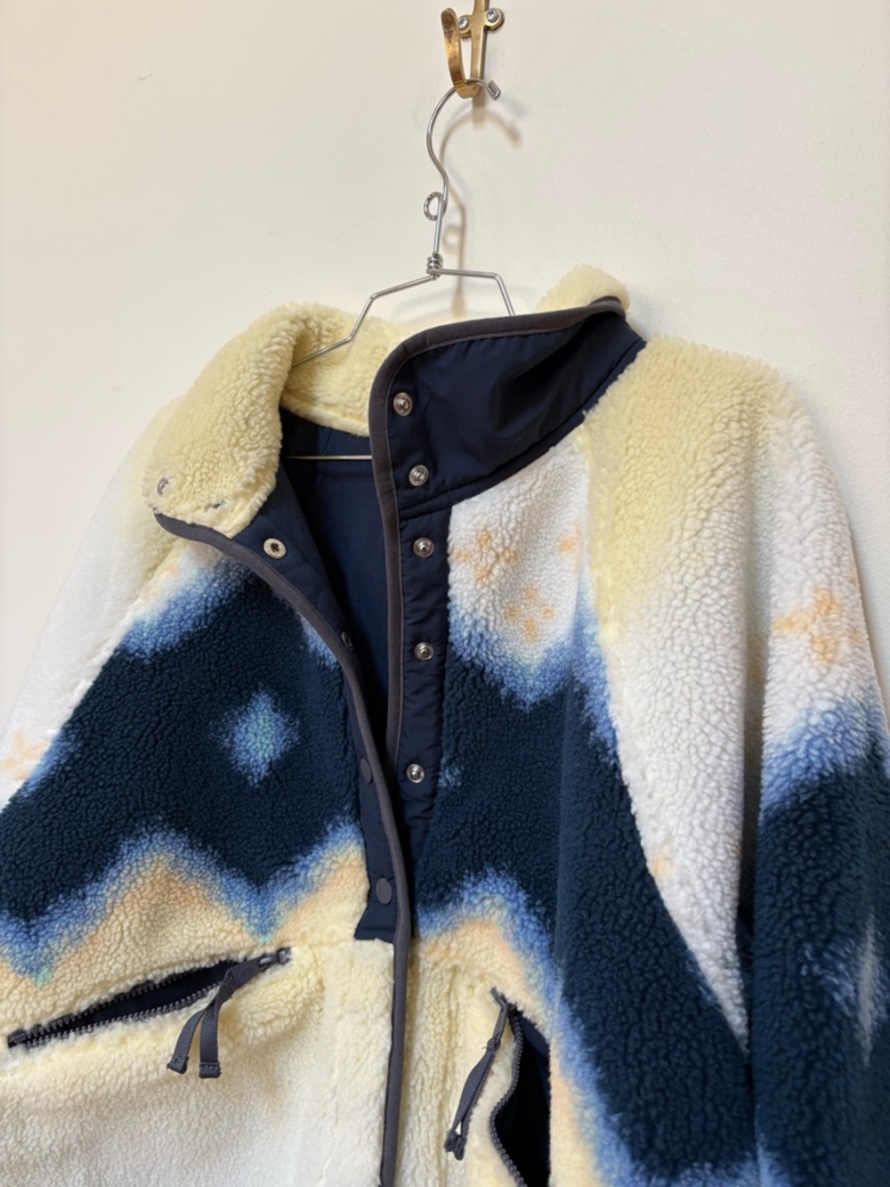 NWOT Free People FP Movement Hit The Slopes Fleece Printed Jacket Size Large - Picture 11 of 13